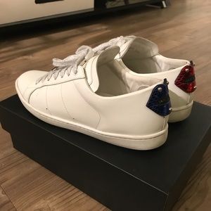 YSL Signature Court Classic Lip Sneakers
